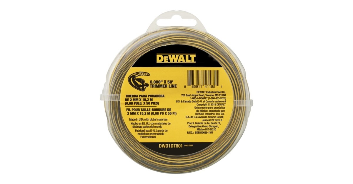 Dewalt DT20650-QZ trimmertråd 2MM x 15,20 M