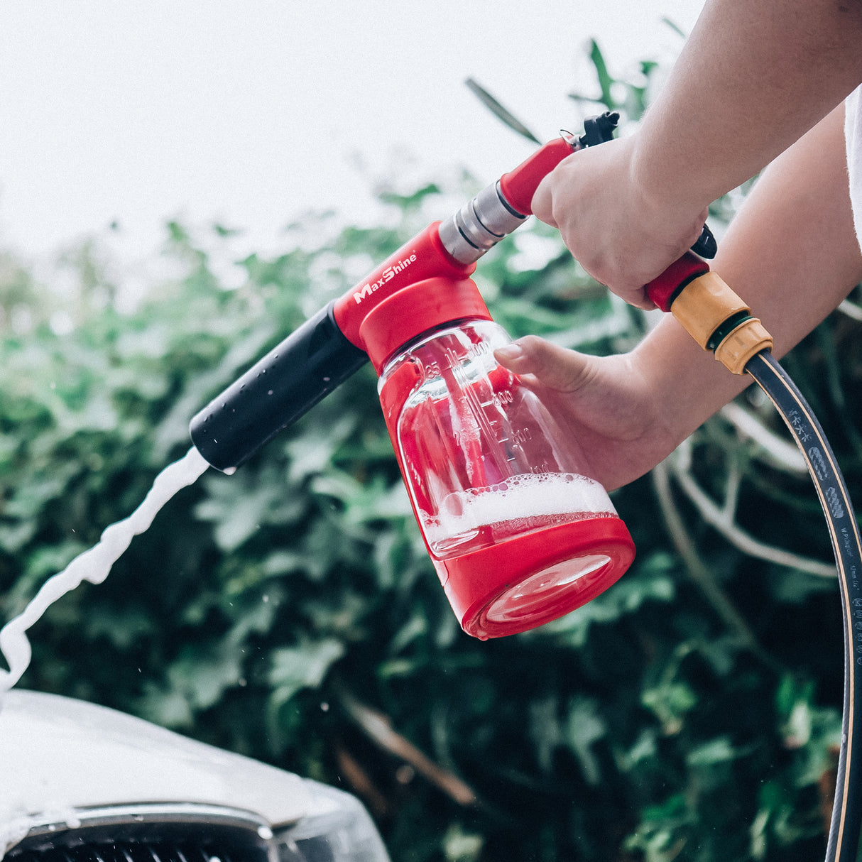 MaxShine Skumlanse t. vandslange