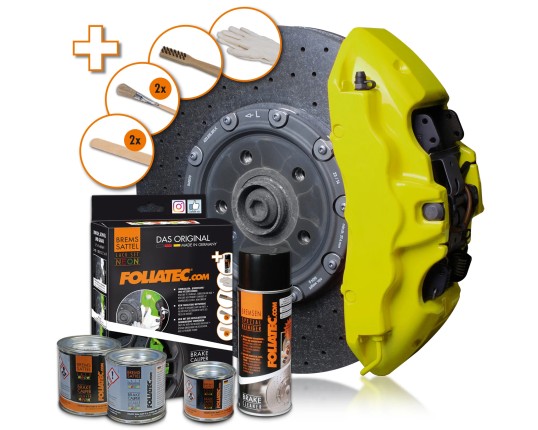 Foliatec Bremsekaliberlak Neon gul sæt