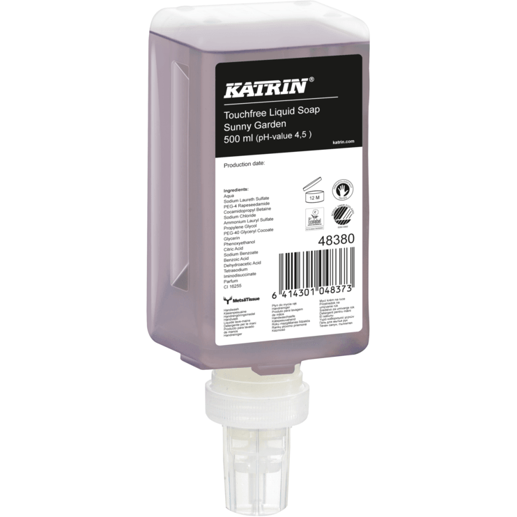 Katrin Touchfree Sæbe 500 ml Sunny Garden - Xpert Cleaning