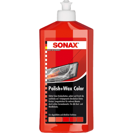 SONAX Polish & Wax Color Rød - Xpert Cleaning