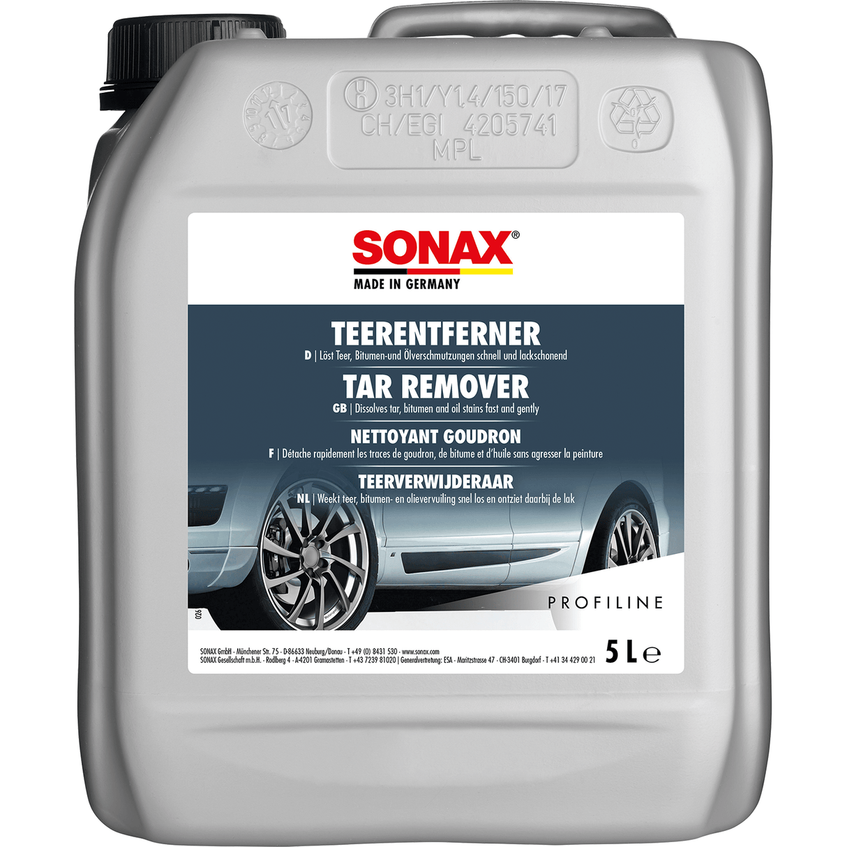 SONAX Profiline Tjærefjerner 5L - Xpert Cleaning