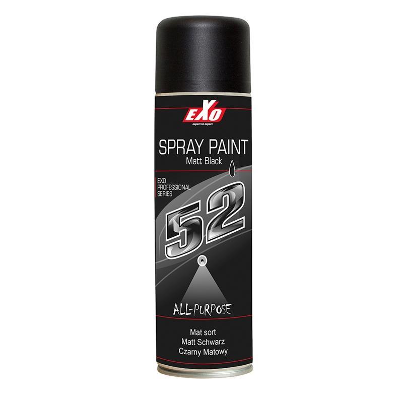 EXO 52 Matt Black Spray Paint - Xpert Cleaning