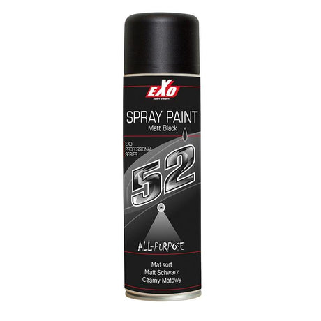 EXO 52 Matt Black Spray Paint - Xpert Cleaning