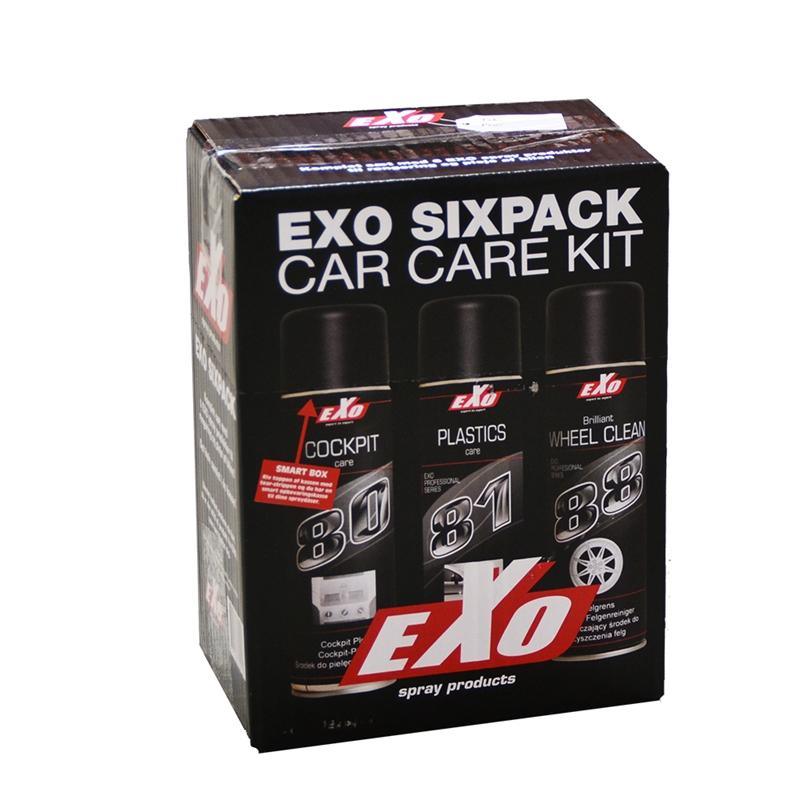 EXO Sixpack Bilpleje 6x250 ml - Xpert Cleaning