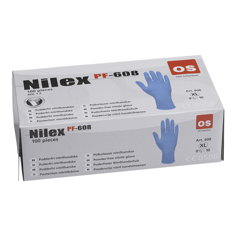 Nitril Handsker uden puder 100 stk. - Xpert Cleaning