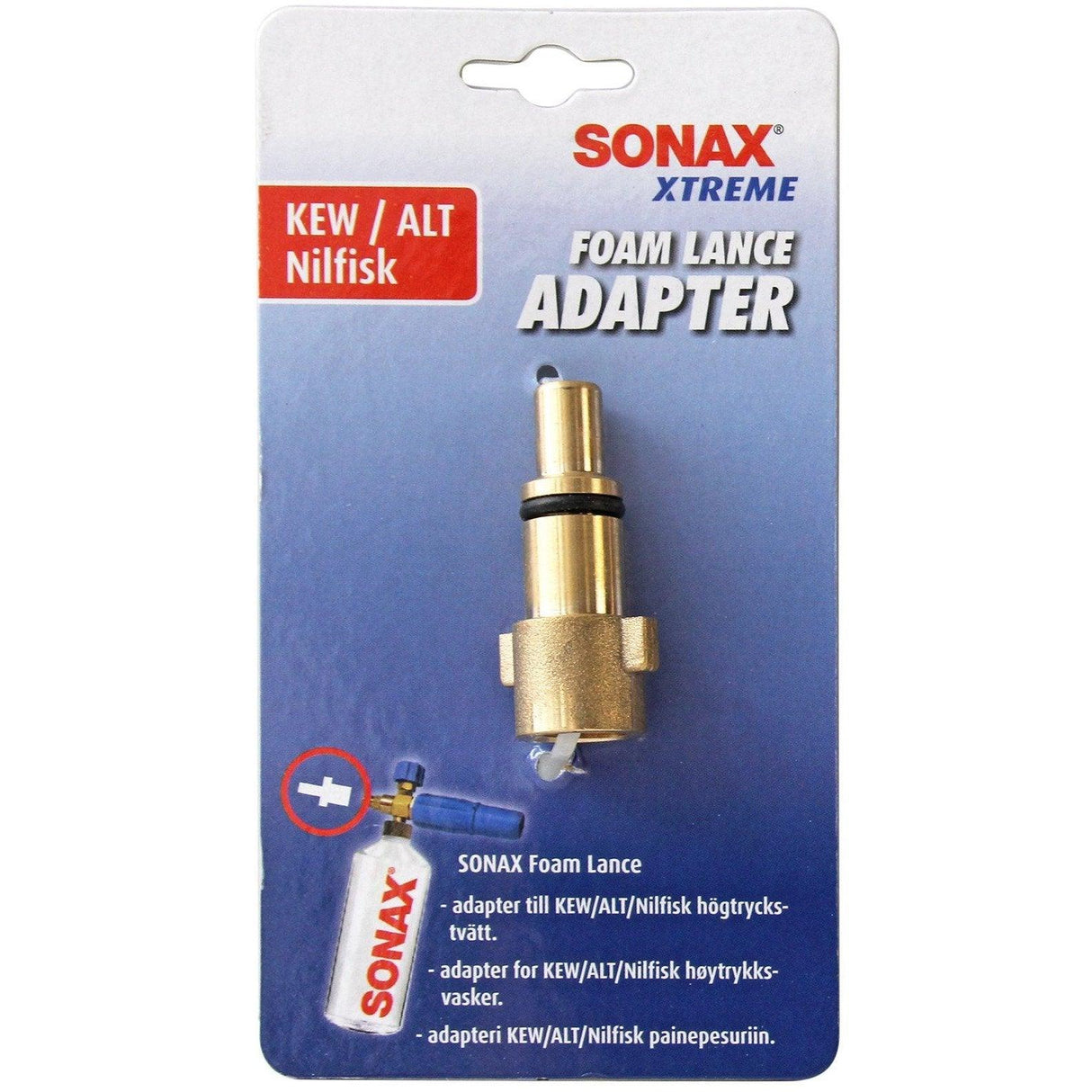 Sonax Adapter til Skumlanse KEW/ALTO/NILFISK - Xpert Cleaning
