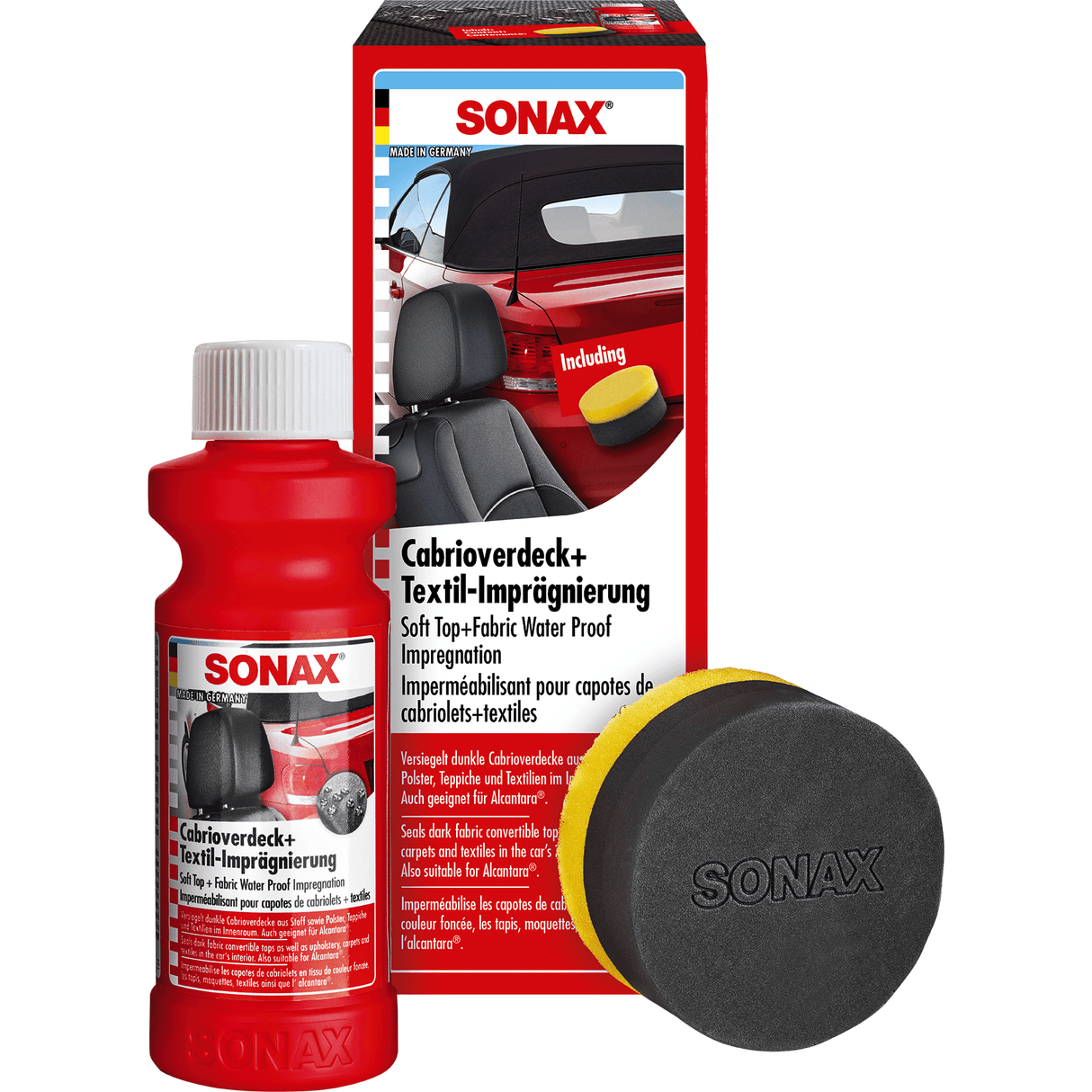 SONAX Cabrioletkaleche & Tekstilimprægnering - Xpert Cleaning