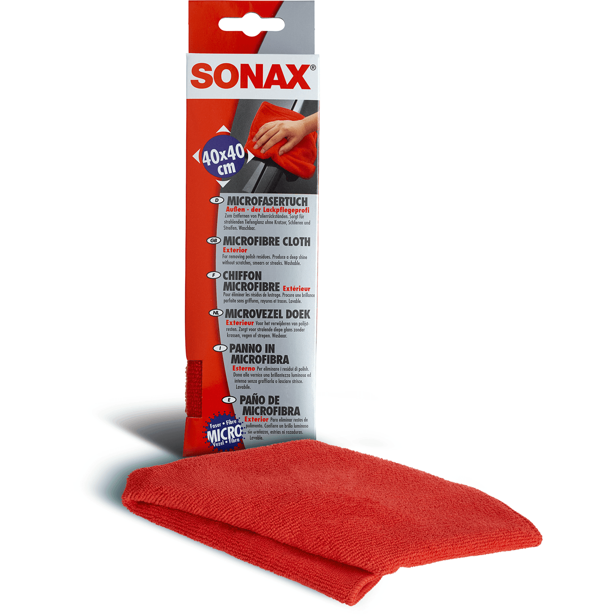 SONAX Microfiberklud Exteriør - Xpert Cleaning